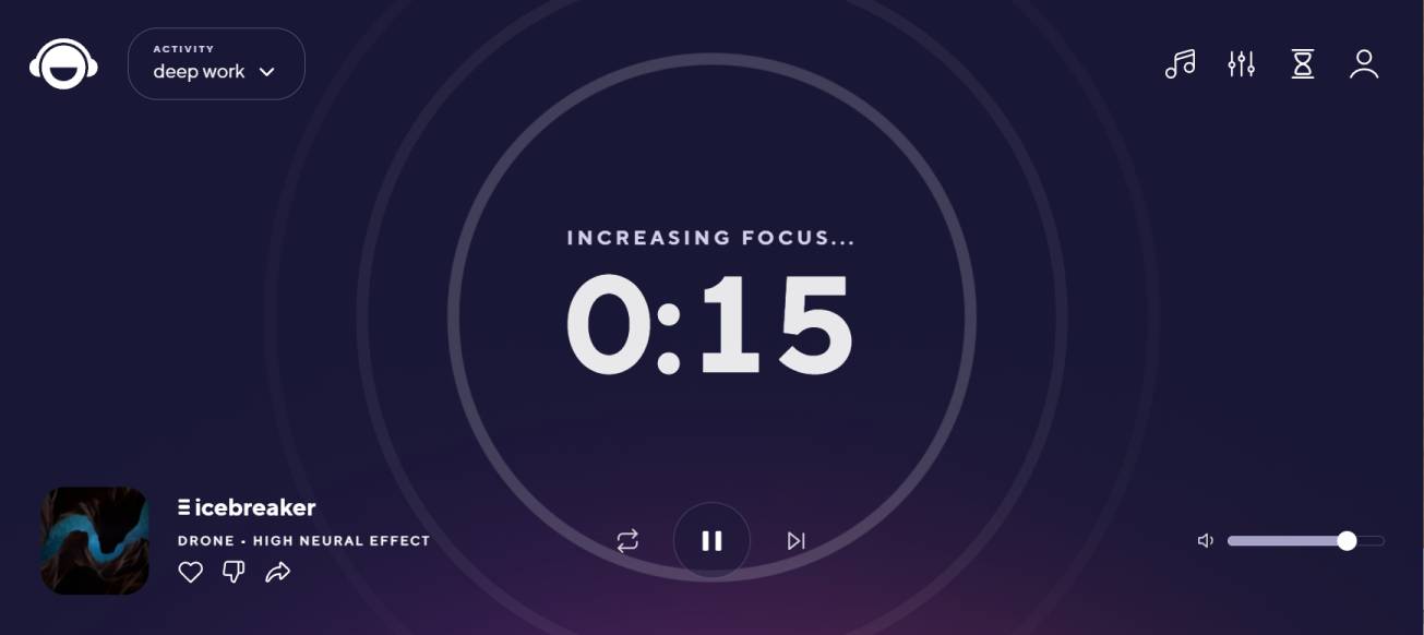 Brain.fm to increase focus