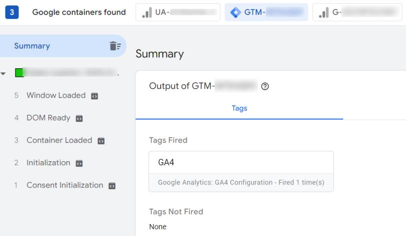 GA4 tag firing in GTM for Shopify