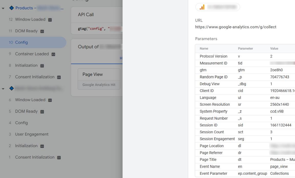 GTM content group ep.content_group debugging