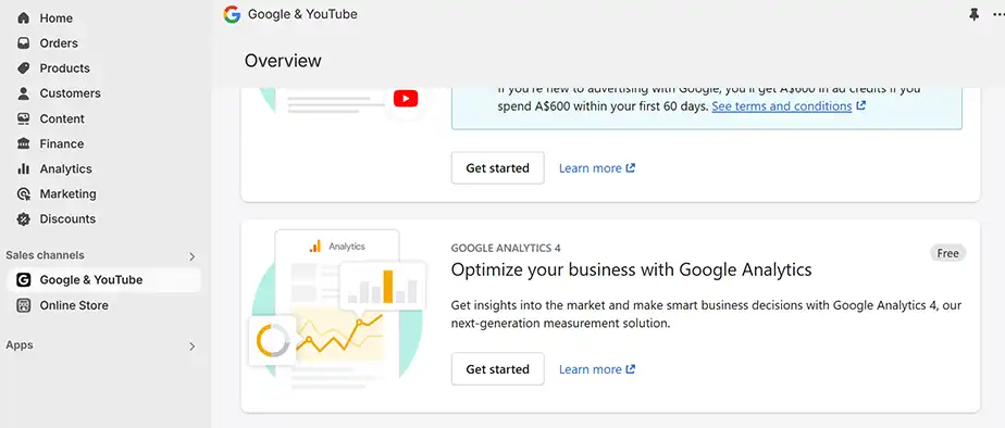Get Started Google Analytics