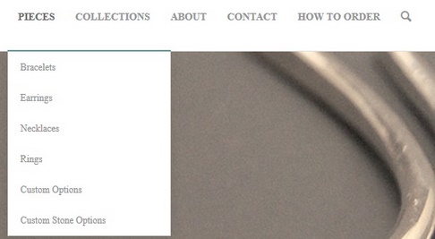 Website architecture jewellery