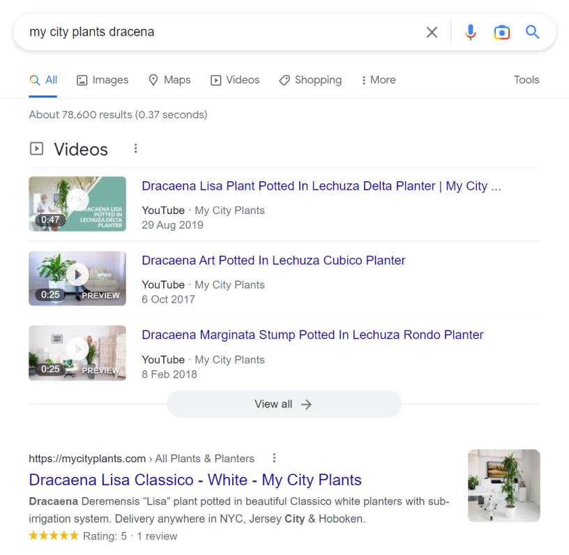 AggregateRating markup of product stars example in Google for Shopify store