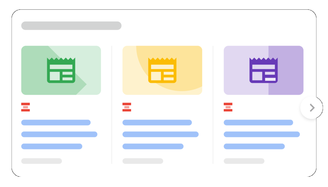 Article rich result in Google