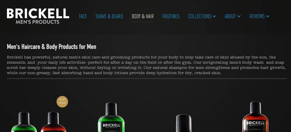 Collections SEO Shopify example
