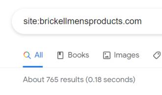 Site search parameter in Google