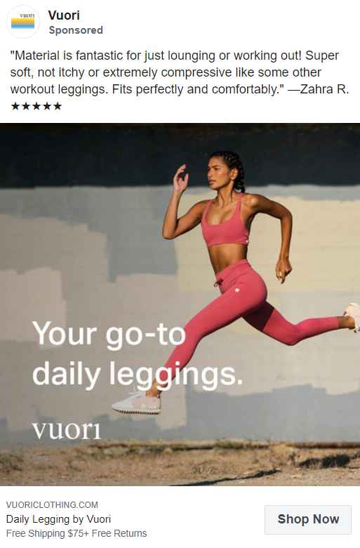 Vuori Facebook Ads