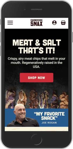 Carnivore Snax Joe Rogan testimonial