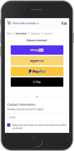 Magic Spoon checkout bad email text in Shopify