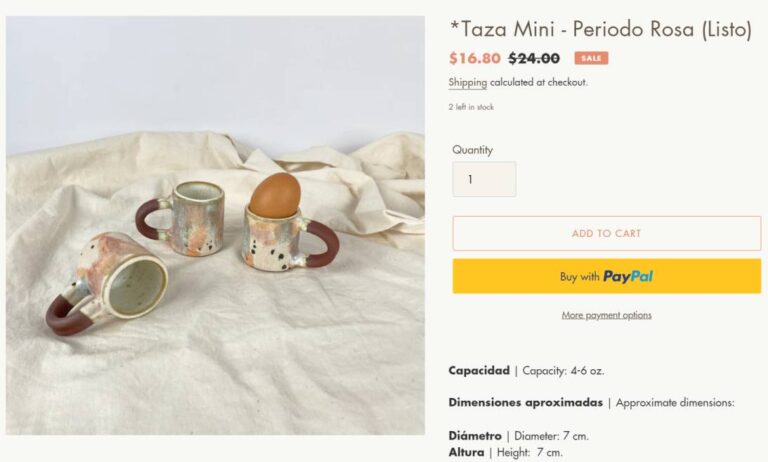 Pia Pottery remaining stock