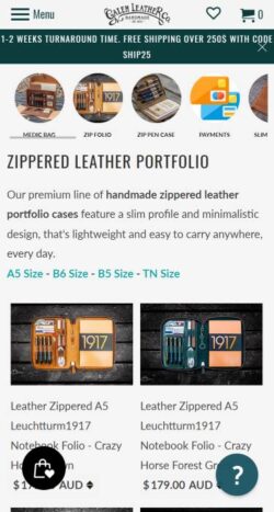 galenleather.com SEO testimonial