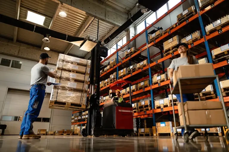 Busy warehouse