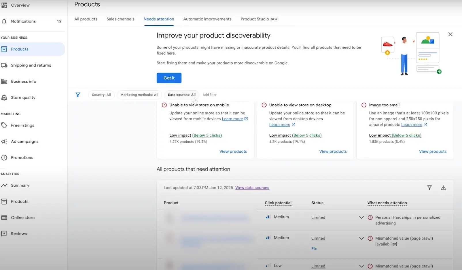 Get more products approved in Google Merchant Center