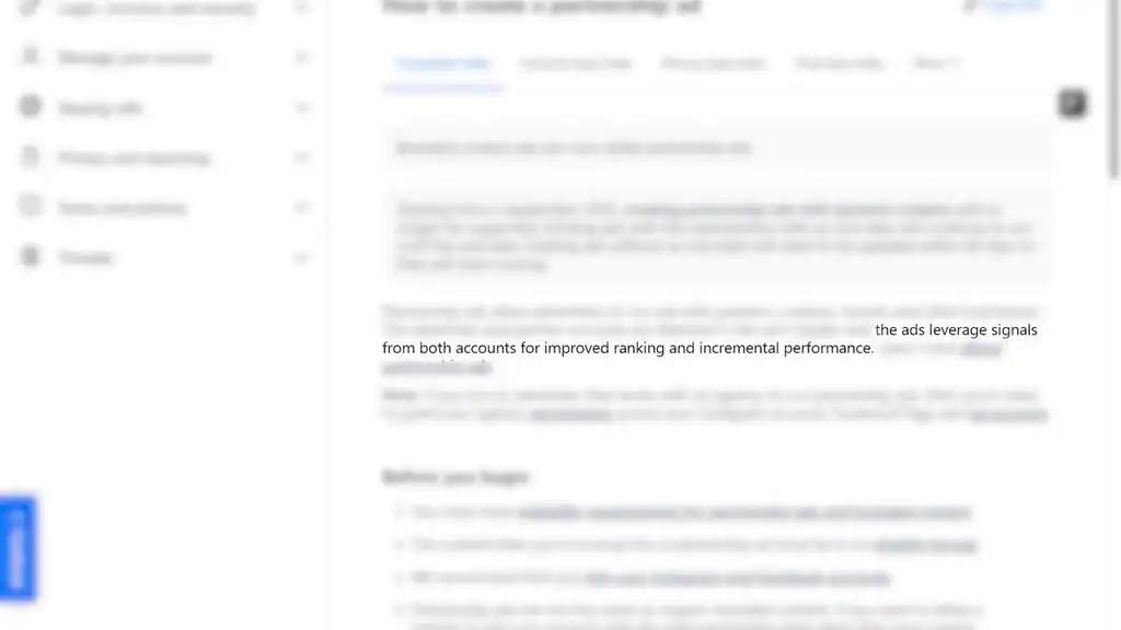 Meta documentation on improved ranking and incremental performance of partnership ads