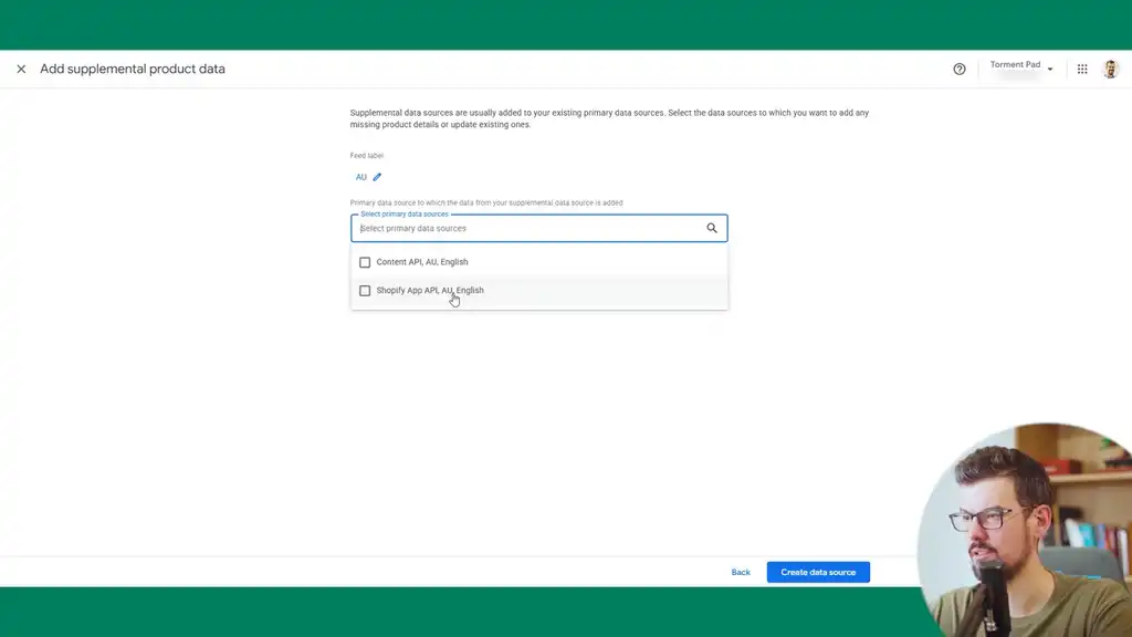 Configure settings